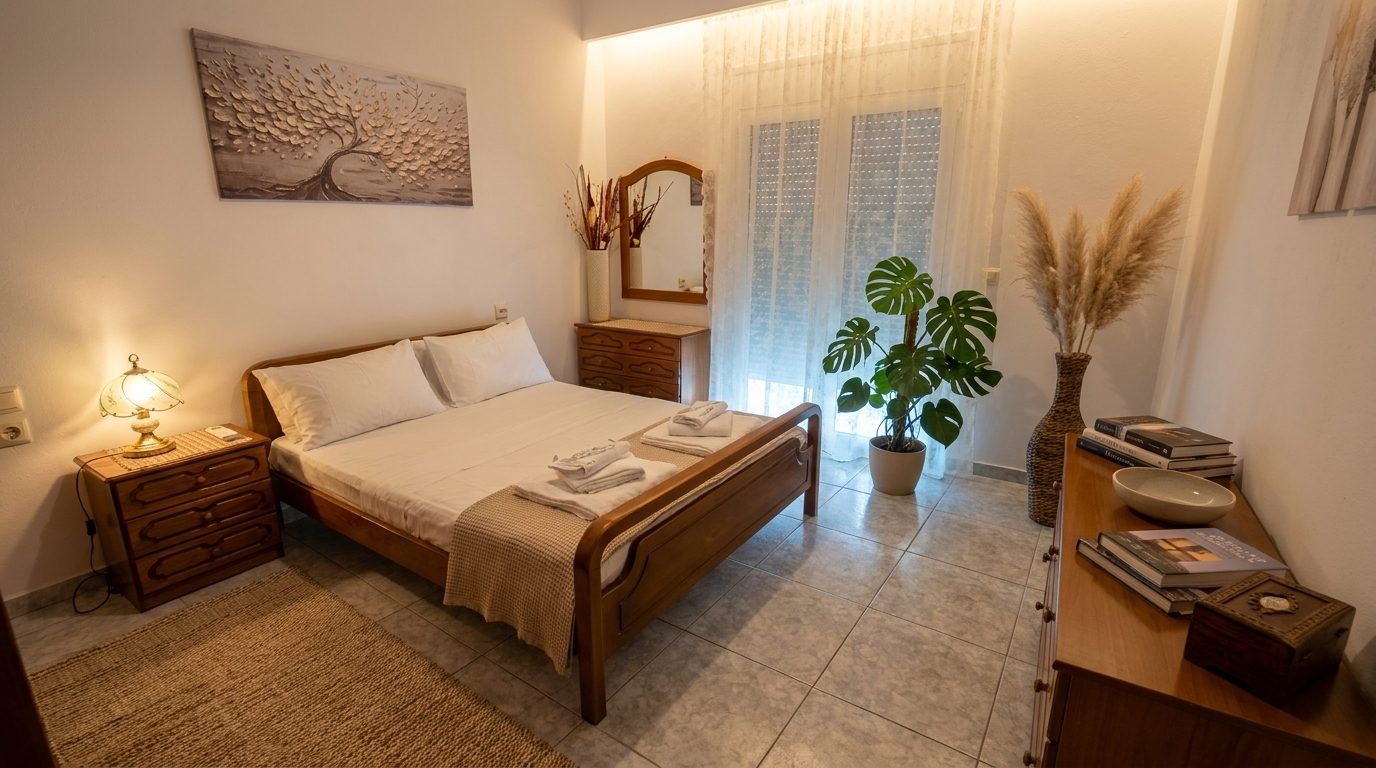 Schlafzimmer Fensterblick